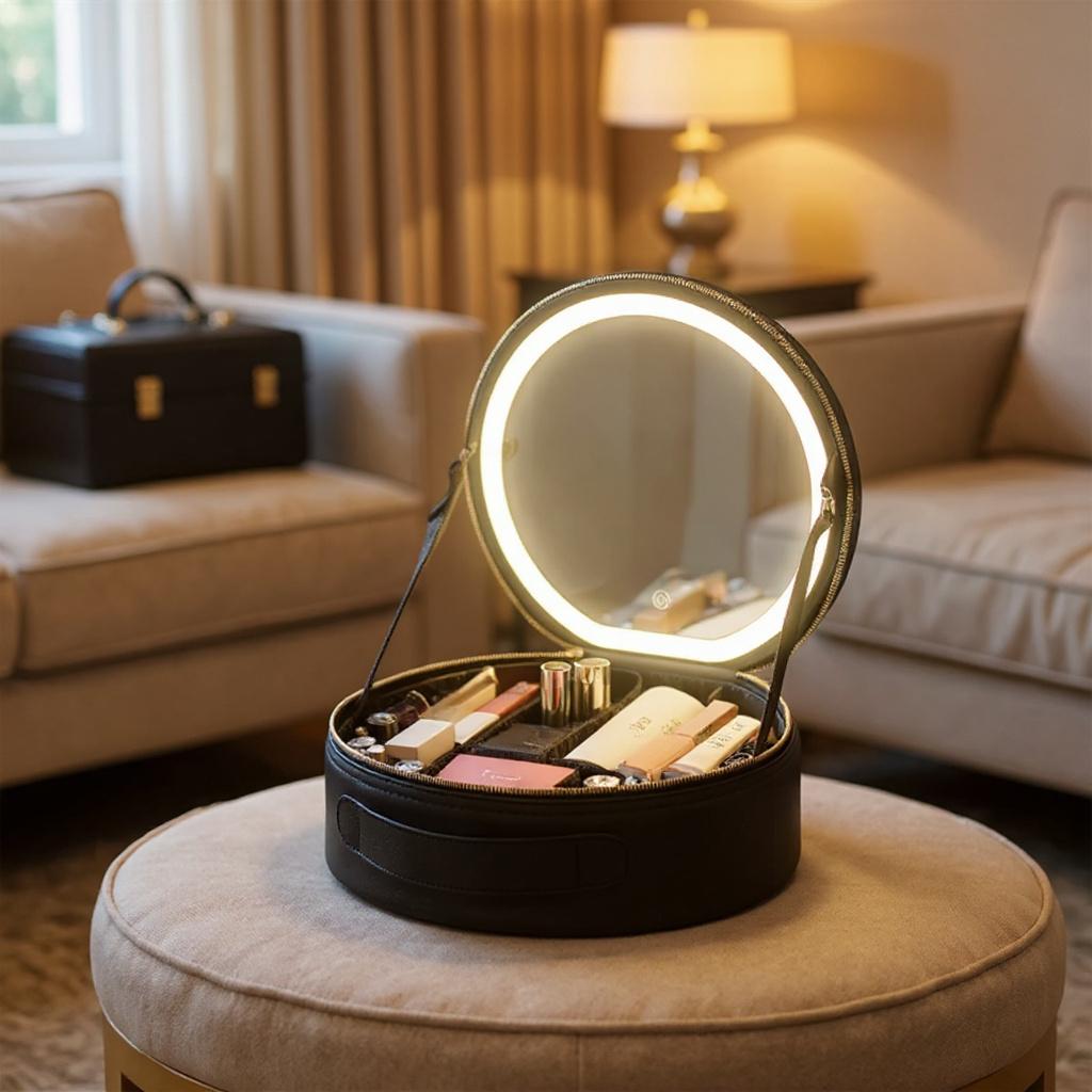 LumiGlow™ Professional Travel Vanity Case