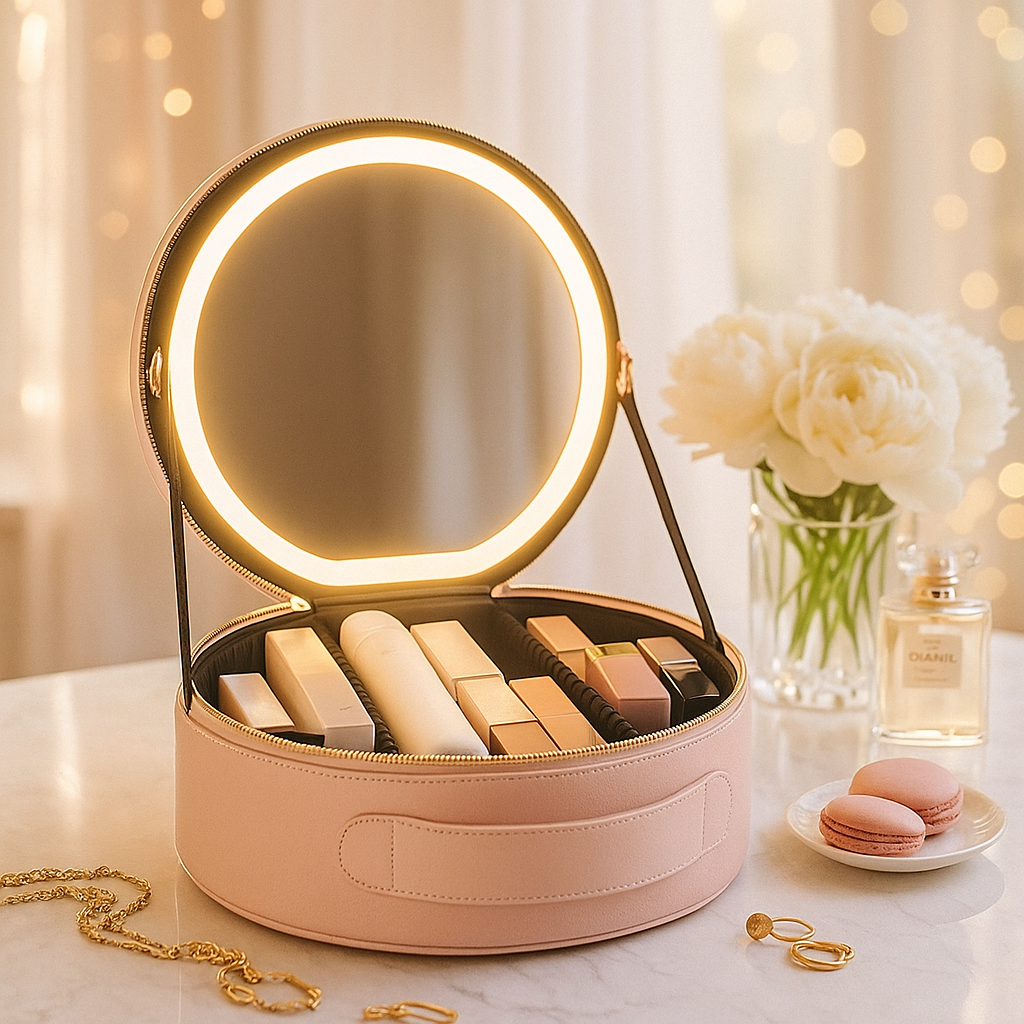 LumiGlow™ Professional Travel Vanity Case