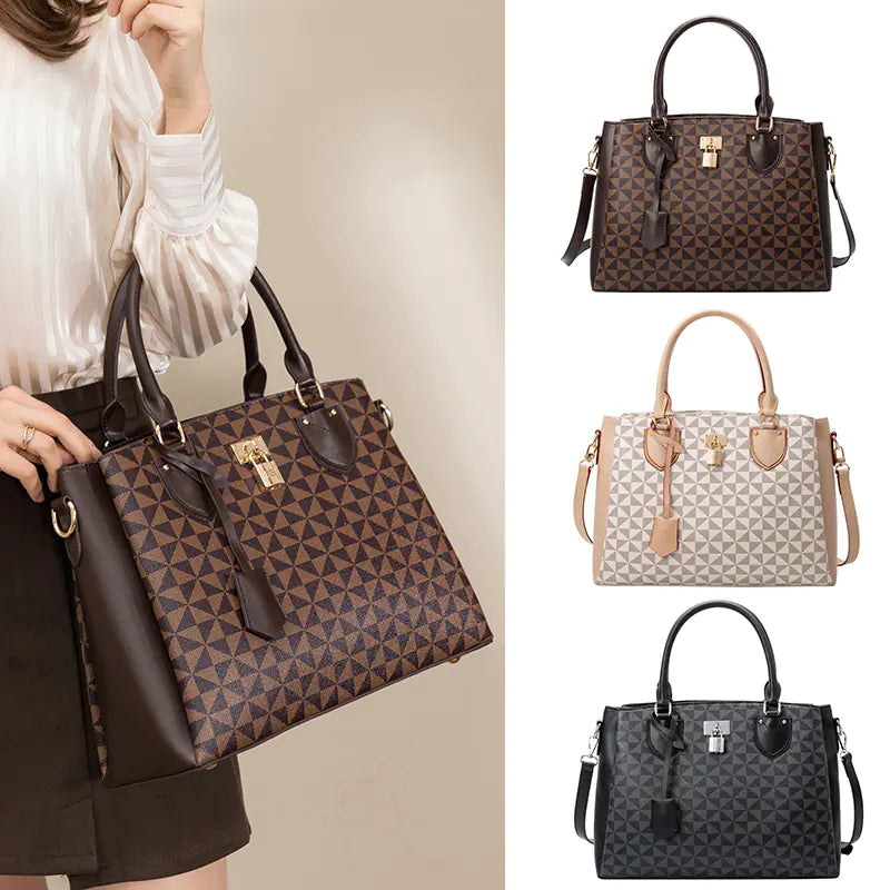 Stylish Large Capacity Women's Tote Bag with Print